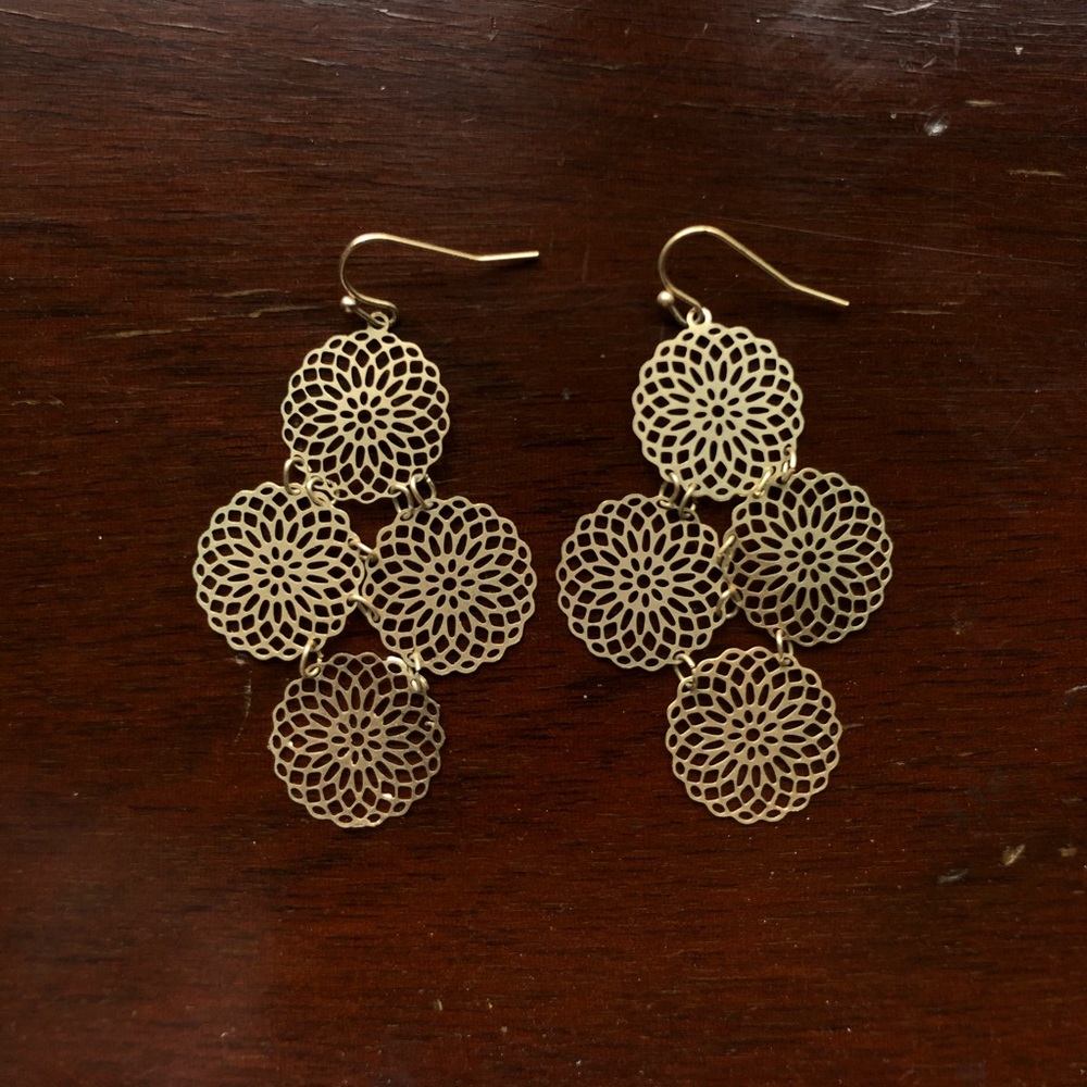 Drop Dangle Gold earrings